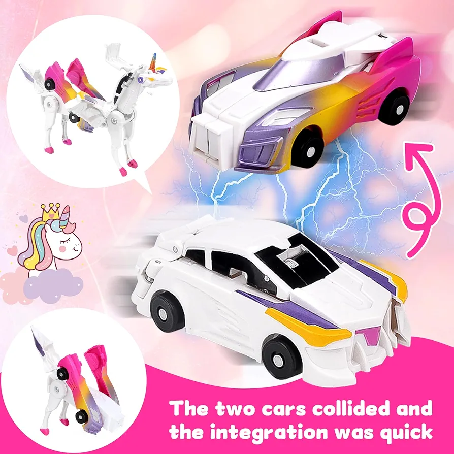 Two Car to Robot Transformation Toys for Kids