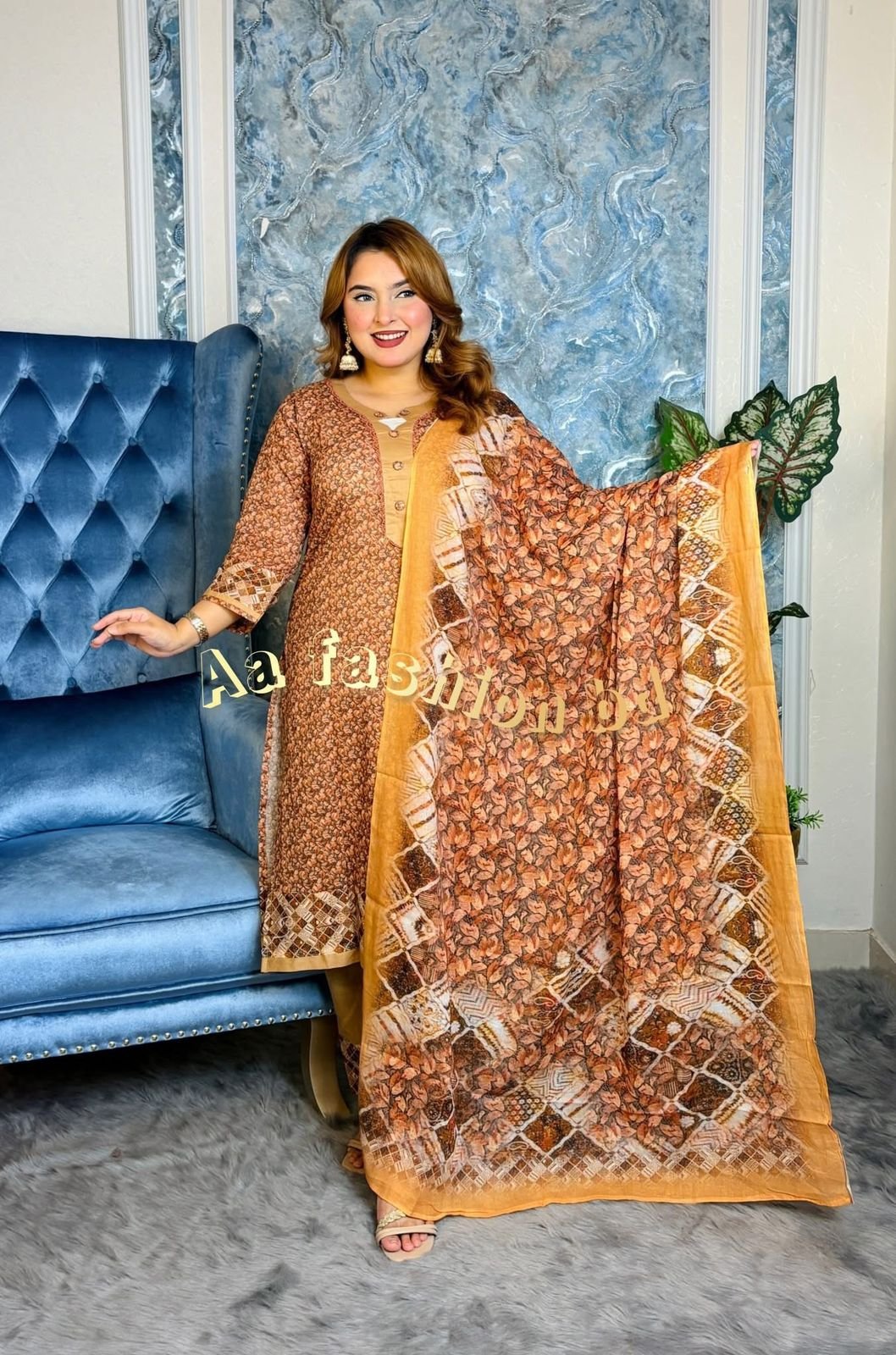 Jamjam Print 3-Piece Dress