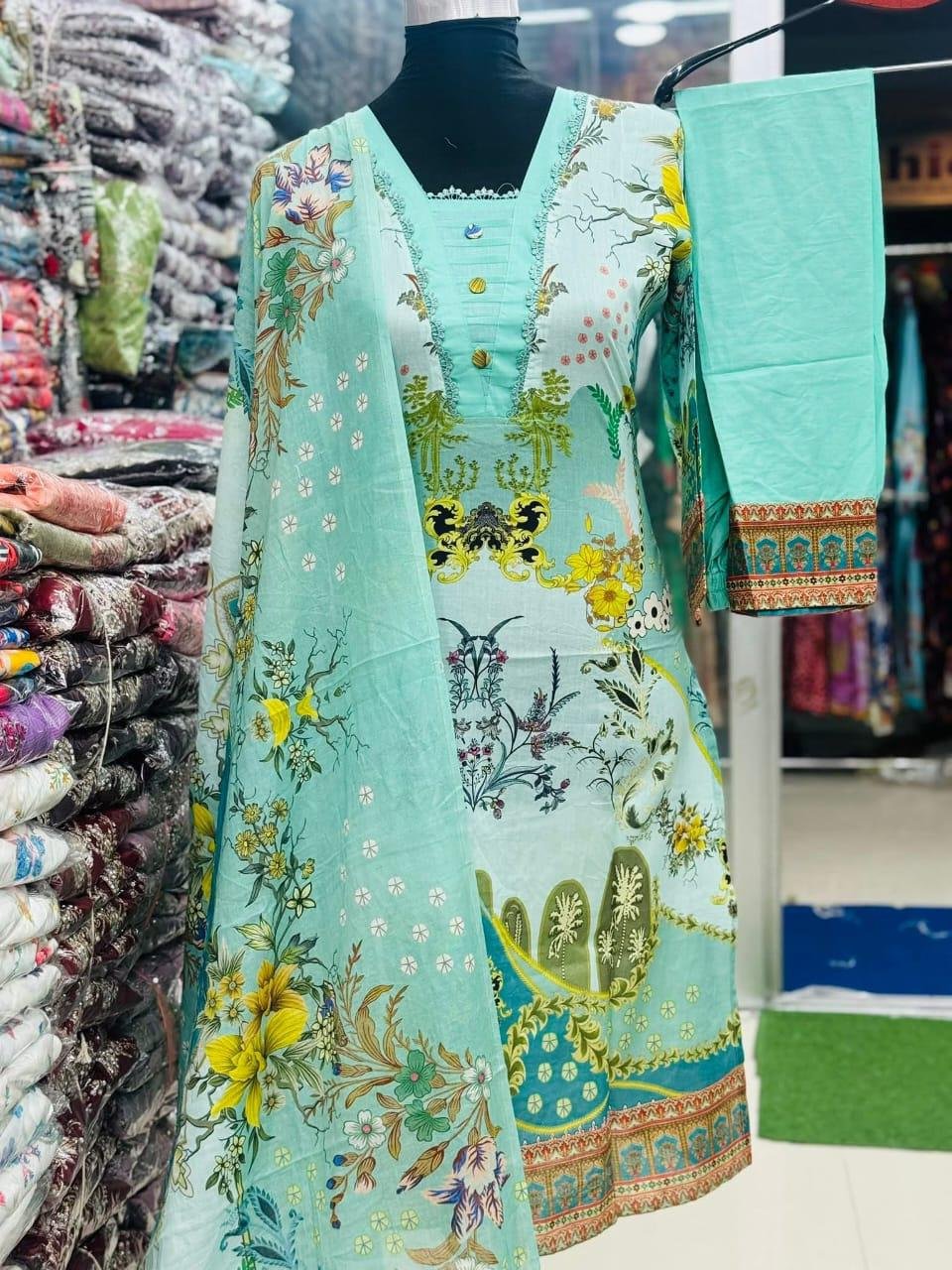 Charizama Print 3-Piece Dress