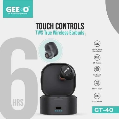 Geeoo (Gt40+Gt50) Combo Tws Earbud Offer
