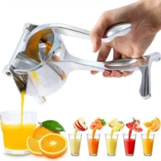 Fruit Press Stainless Steel Manual Hand Juice Press Squeezer Fruit Juicer