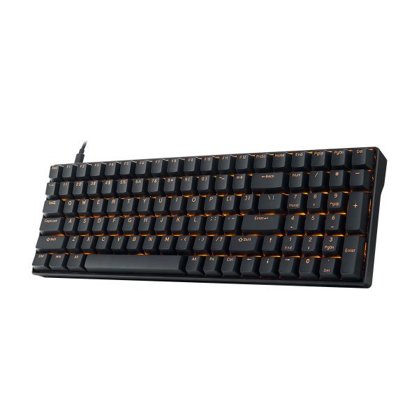 Rapoo V500DIY-100 Hot-Swappable Mechanical Gaming Keyboard – Black