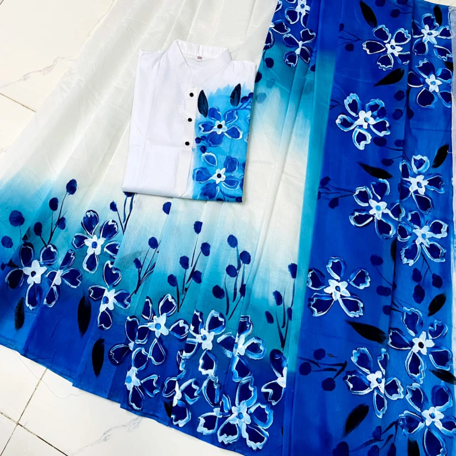 হ্যান্ড প্রিন্ট কাপল সেট