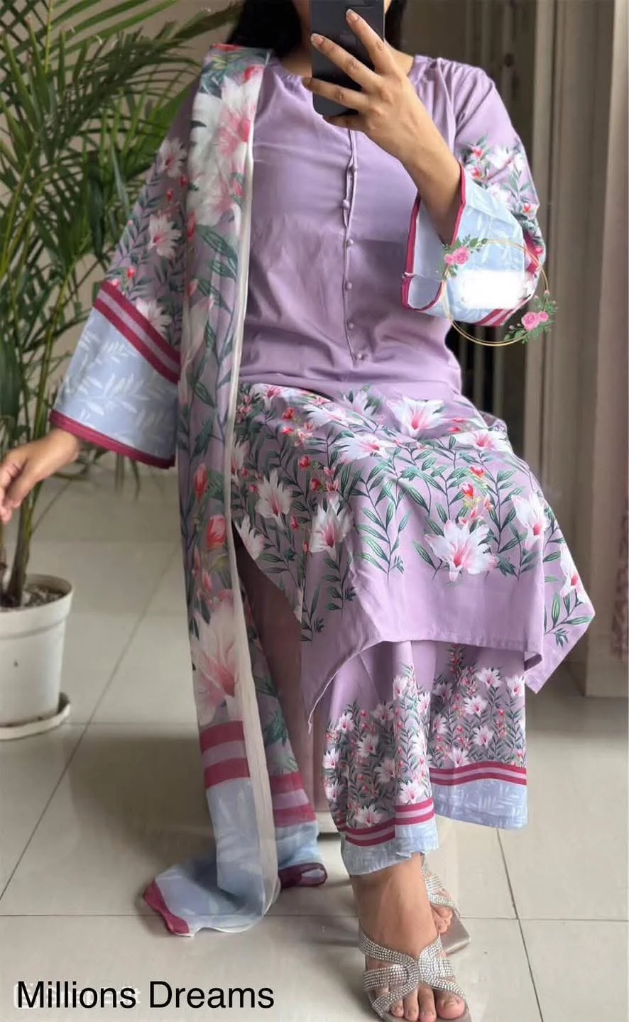 ডিজিটাল প্রিন্টেড 3 পিস সেট