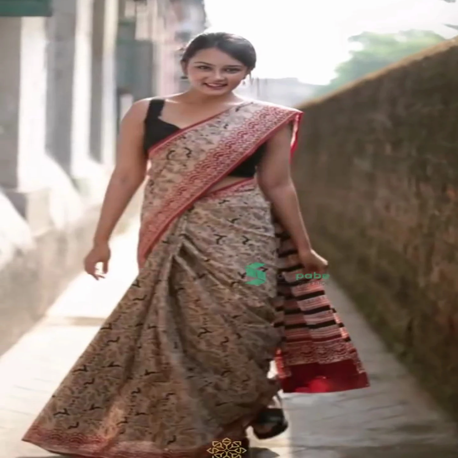 চান্দুরি সিল্ক ডিজিটাল প্রিন্ট শাড়ি