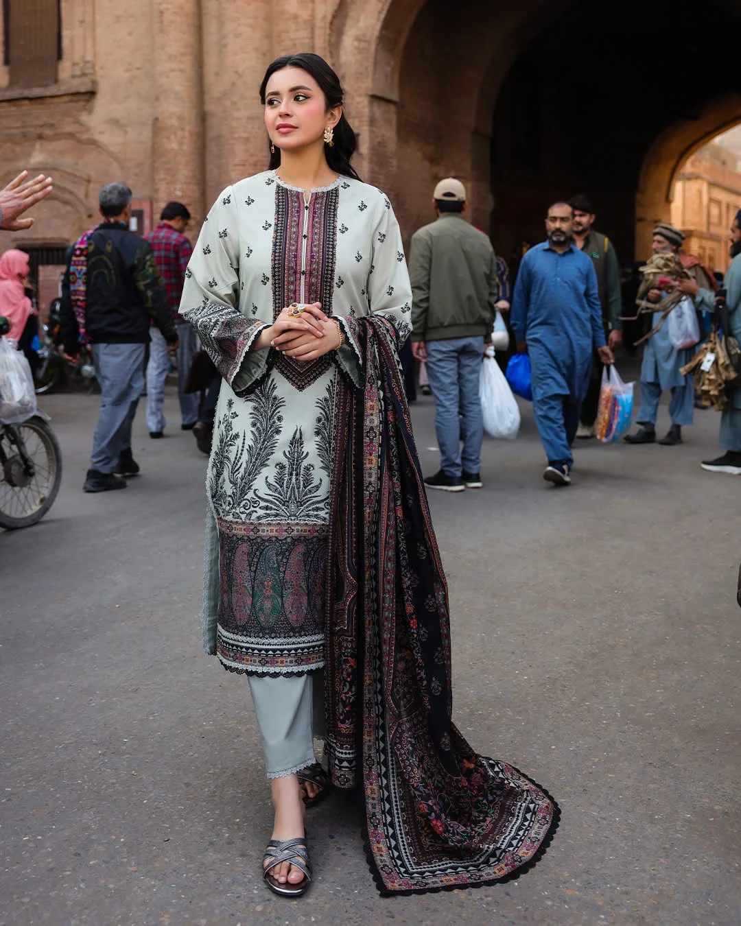 Coralina Pakistani Inspired 3 Piece Dress