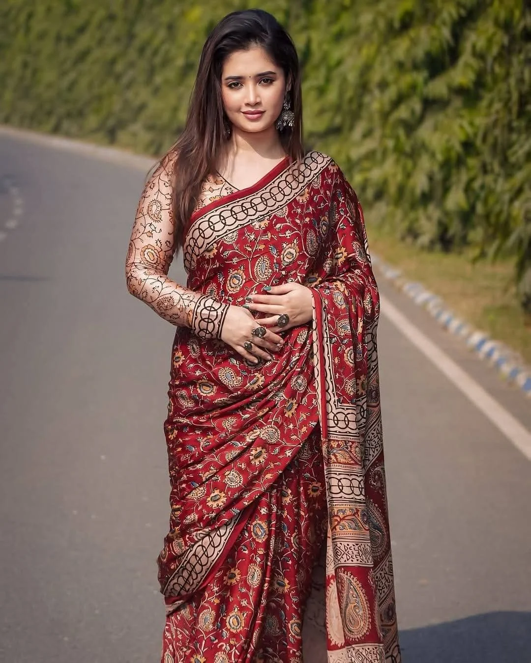 Premium mulberry silk Share with bluse